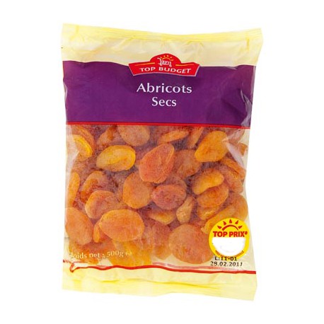 Top Budget Abricots Secs 500G
