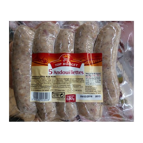 T.Budget Andouillettes X5 600G