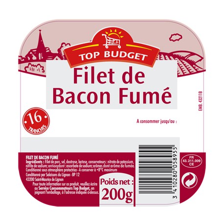 T.Budget Bacon 16Tr 200G