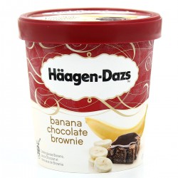 500Ml Glace Banane Choco Haagen Daz