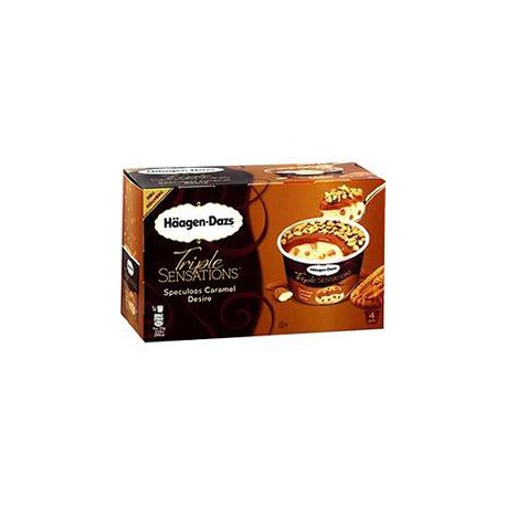 4X86Ml Glace Speculoos Caramel Desir Haagen Daz