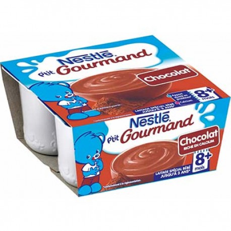 Nestle Crème Dessert Chocolat 8 Mois P Tit Gourmand Nestlé 4X100G