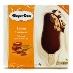 3 Batonnets Glaces Caramel Beurre Sale 210G Haagen-Daz