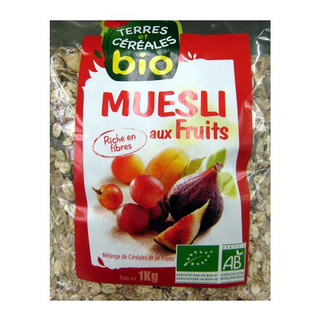 Bio Ter&Cer Muesli Fruits 1Kg