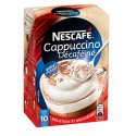 Nescafe Cappuccino Decafeine Sticks 10X 12.5G