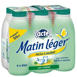 Matin Leger Lactel Écrémé Matin Léger 6X50Cl