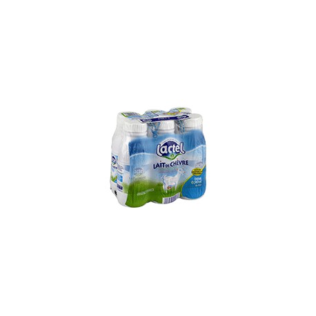 6X50Cl Lait De Chevre Uht 1/2 Ecreme Lactel