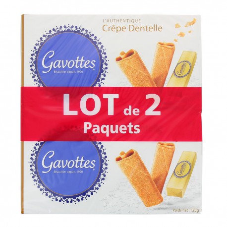 S/Gavottes Nature 2X125G