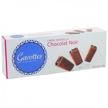 Gavottes Crepes Dentelles Chocolat Noir 90G