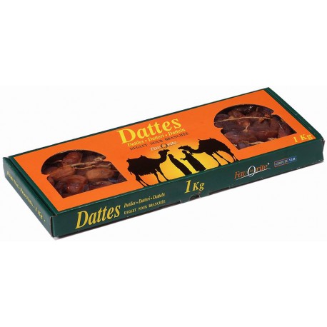 1Kg Datte Branchee Deglet Nour