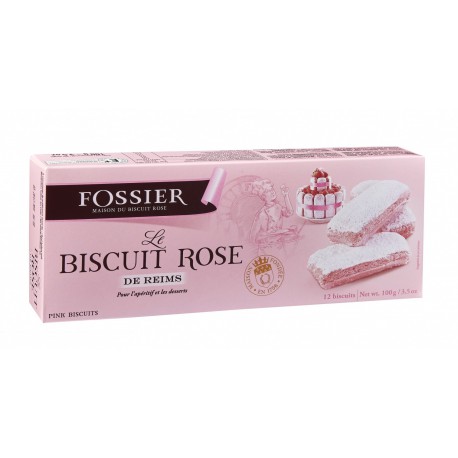 Biscuit Reims Rose 100G.