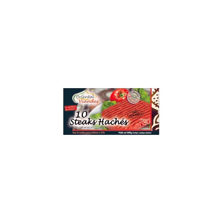 Oriental Viandes Steak Hache Hallal 800G