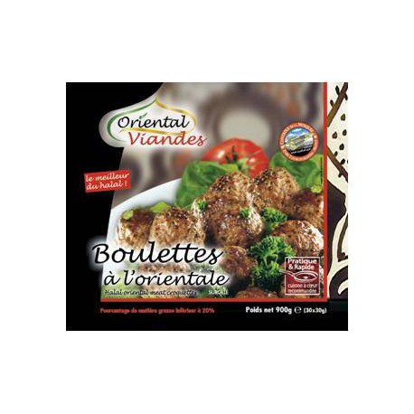 30X30G Boulette Boeuf 20%Mg Halal Oriental Viande