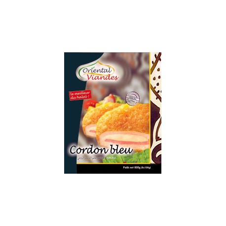 Oriental Viandes Cordon Bleu Hallal 800G