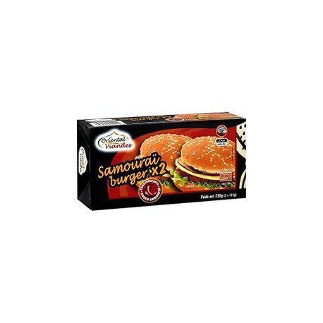250G Samourai Burger Halal Oriental Viande
