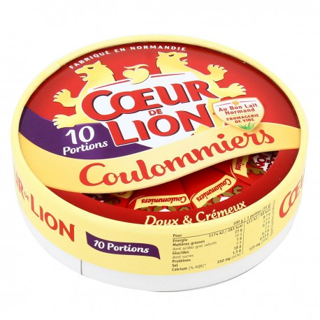 Coeur De Lion Coulommiers 25%Mg Coeur Lion 8 Portions 350G