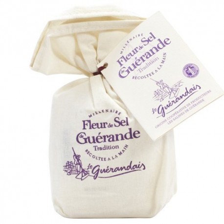 250G Sac Toile Fleur Sel Guerandais
