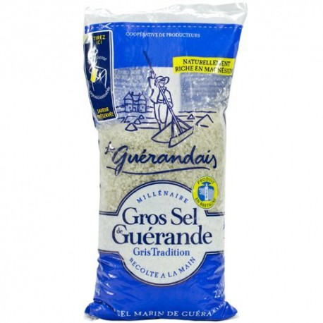 Sac 1Kg Gros Sel Guerande Tradition Guerandais