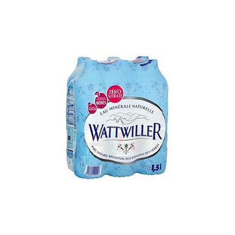 Wattwiller Eau Min Nat 6X1.5L