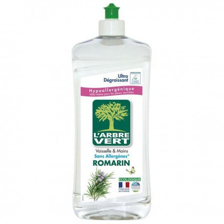 Flacon 750Ml Liquide Vaisselle Romarin Arbre Vert
