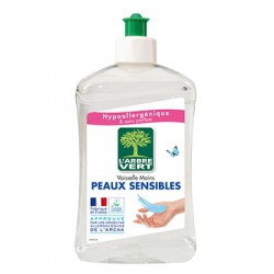 Flacon 500Ml Liquide Vaisselle Peaux Sensibles Arbre Vert