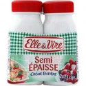 Elle & Vire Creme Entiere Semi Epaisse Elle&Vire 25Cl X2