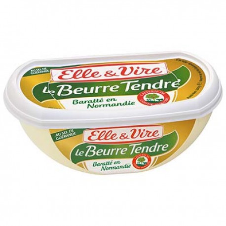 250G Beurre Tendre Normandie 1/2 Sel Elle&Vire