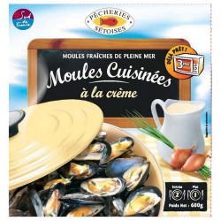 Moules A La Creme 600Gr