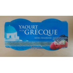 4X150G Yaourt Grec Framboise/Mure