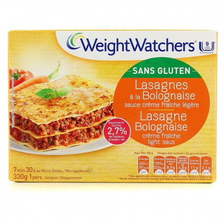330G Lasagne Bolo Ss Gluten Ww