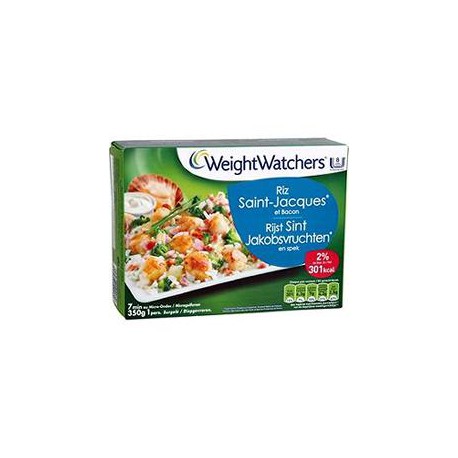 350G Riz Saint Jacques Sauce Fromage/Bacon Weight Watchers