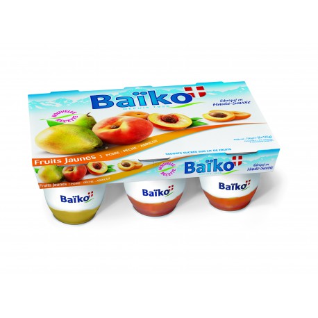 Baiko Yt Fruits Jaunes 6X125G