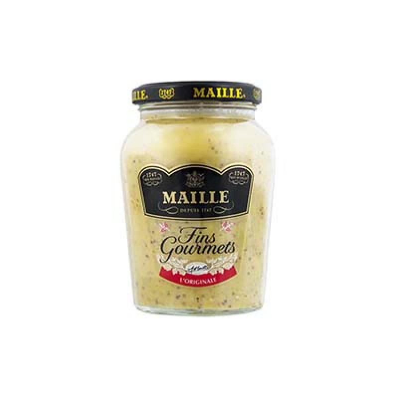 Maille Moutarde À L'Ancienne Fins Gourmets L'Originale Le Bocal De 340 G -  DRH MARKET Sarl