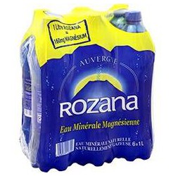 Rozana Eau Minérale Naturelle Gazeuse Rozana 6X1L