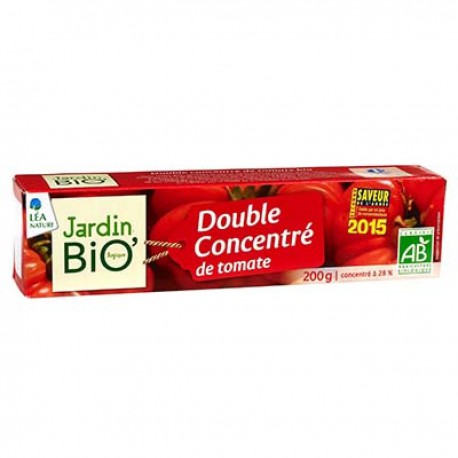 Jardin Biologique Double Concentre De Tomate 200G