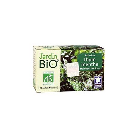 Jardin Biologique Infusion Thym/Menthe Bio 30G