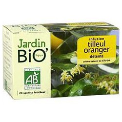 Jardin Biologique Infusion Tilleul/Oranger 20Sachets