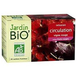 Jardin Bio Infusion Circulatio Vigne Rouge 30G