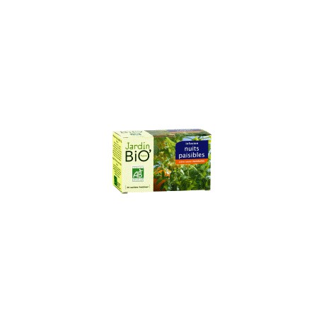 Jardin Bio Infus.Nuit Paisible Tilleul Melisse Orange 30G