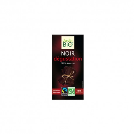 100G Chocolat Noir Jardin Bio