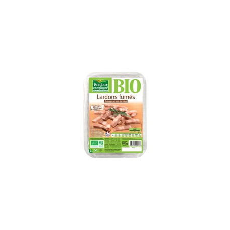 200G Lardon Fume Bio Bonjour Campagne