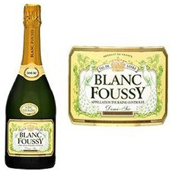 Blanc Foussy Mousseux 1/2 Sec Bouteille 75Cl