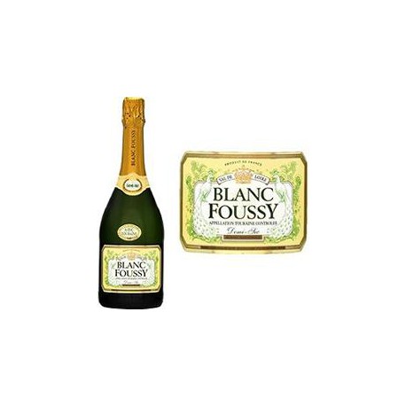 Blanc Foussy Mousseux 1/2 Sec Bouteille 75Cl