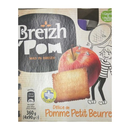 Breizhpom Pom. Pt Beurre 4X90G