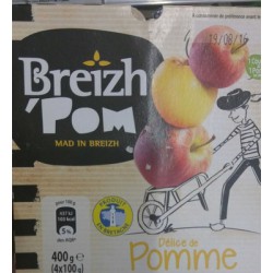 Breizhpom Coupelle Pomme4X100G