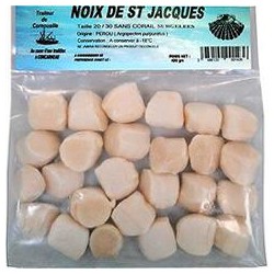 Noix De Saint Jacques Sans Corail 400G