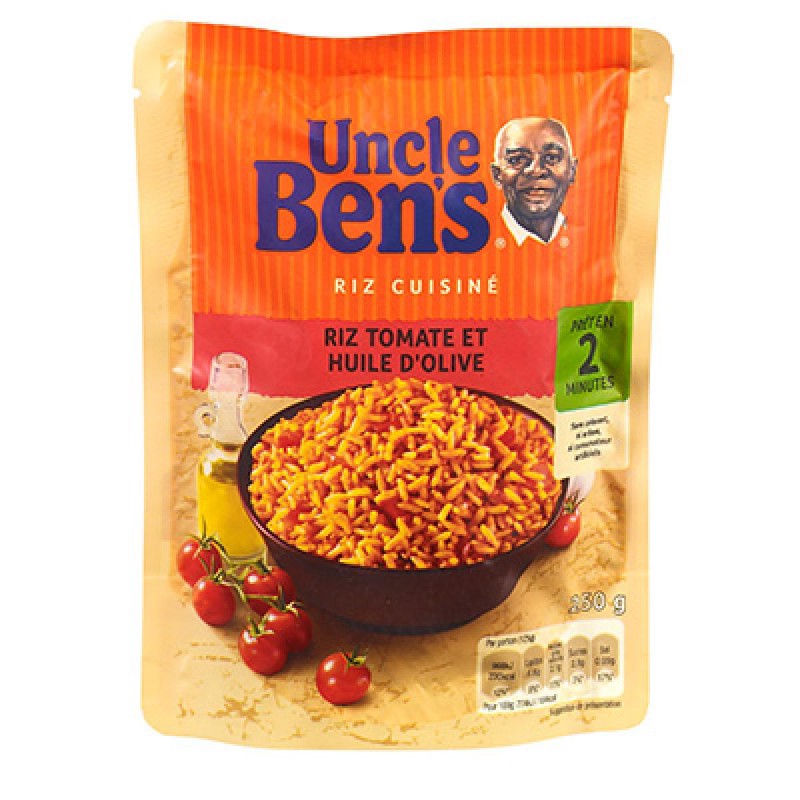 Uncle Bens Riz Tomate/Huile D Olive Uncle Bens Sachet 250G - DRH MARKET Sarl
