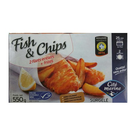 Fish & Chips Etui 550 Gr