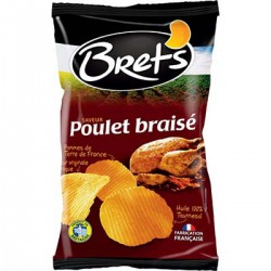 125G Chips Saveur Poulet Braise Bret S