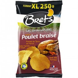 Brets Chips Saveur Poulet Braise, 250G